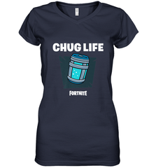 Fortnite Chug Life Women's V-Neck T-Shirt Women's V-Neck T-Shirt - belovedtshirt
