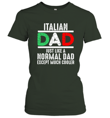 Italian Dad Much Cooler 3 Colours Italy Flag Fathers Day Women's T-Shirt Women's T-Shirt - belovedtshirt