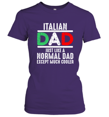 Italian Dad Much Cooler 3 Colours Italy Flag Fathers Day Women's T-Shirt Women's T-Shirt - belovedtshirt