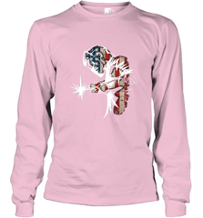 Welder American Flag USA Patriotic Welder Gift Long Sleeve T-Shirt Long Sleeve T-Shirt - belovedtshirt