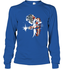 Welder American Flag USA Patriotic Welder Gift Long Sleeve T-Shirt Long Sleeve T-Shirt - belovedtshirt