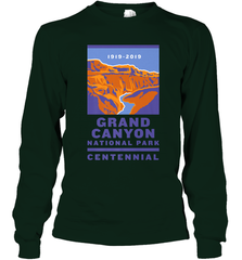 Grand Canyon National Park Centennial Logo Long Sleeve T-Shirt Long Sleeve T-Shirt - belovedtshirt