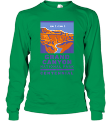 Grand Canyon National Park Centennial Logo Long Sleeve T-Shirt Long Sleeve T-Shirt - belovedtshirt