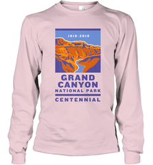 Grand Canyon National Park Centennial Logo Long Sleeve T-Shirt Long Sleeve T-Shirt - belovedtshirt