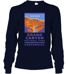 Grand Canyon National Park Centennial Logo Long Sleeve T-Shirt Long Sleeve T-Shirt - belovedtshirt