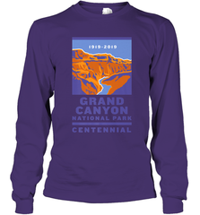 Grand Canyon National Park Centennial Logo Long Sleeve T-Shirt Long Sleeve T-Shirt - belovedtshirt