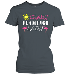 Crazy Pink Flamingo Lady Women's T-Shirt Women's T-Shirt - belovedtshirt
