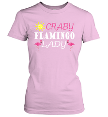 Crazy Pink Flamingo Lady Women's T-Shirt Women's T-Shirt - belovedtshirt
