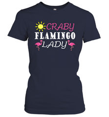 Crazy Pink Flamingo Lady Women's T-Shirt Women's T-Shirt - belovedtshirt