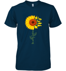 You're My Sunshine Sunflower Dinosaur T Rex Men's Premium T-Shirt Men's Premium T-Shirt - belovedtshirt