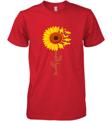 You're My Sunshine Sunflower Dinosaur T Rex Men's Premium T-Shirt Men's Premium T-Shirt - belovedtshirt