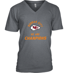 KC Kansas City Tribal Arrowhead we are Champions Men's V-Neck Men's V-Neck - belovedtshirt
