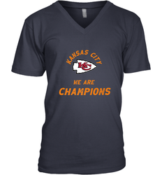 KC Kansas City Tribal Arrowhead we are Champions Men's V-Neck