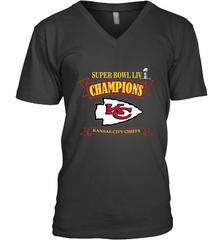 NFL Kansas City Chiefs Pro Line by Fanatics Super Bowl LIV Champions Men's V-Neck Men's V-Neck - belovedtshirt