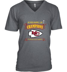 NFL Kansas City Chiefs Pro Line by Fanatics Super Bowl LIV Champions Men's V-Neck Men's V-Neck - belovedtshirt