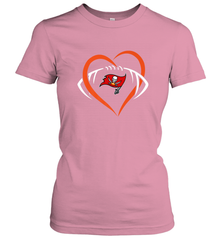 NFL Tampa Bay Buccaneers Heart Love Football Women's T-Shirt Women's T-Shirt - belovedtshirt