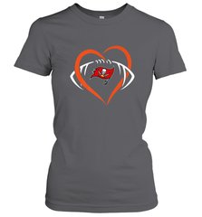 NFL Tampa Bay Buccaneers Heart Love Football Women's T-Shirt Women's T-Shirt - belovedtshirt