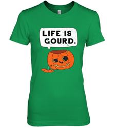 Funny Life Is Gourd Halloween Trick Or Treat Pumpkin Women's Premium T-Shirt