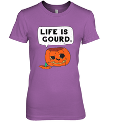 Funny Life Is Gourd Halloween Trick Or Treat Pumpkin Women's Premium T-Shirt Women's Premium T-Shirt - belovedtshirt