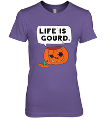 Funny Life Is Gourd Halloween Trick Or Treat Pumpkin Women's Premium T-Shirt Women's Premium T-Shirt - belovedtshirt