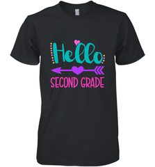 Hello Second Grade 2nd Grade Teachers Students Gift Men's Premium T-Shirt Men's Premium T-Shirt - belovedtshirt