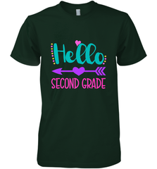 Hello Second Grade 2nd Grade Teachers Students Gift Men's Premium T-Shirt Men's Premium T-Shirt - belovedtshirt