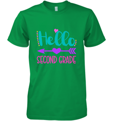 Hello Second Grade 2nd Grade Teachers Students Gift Men's Premium T-Shirt