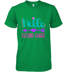 Hello Second Grade 2nd Grade Teachers Students Gift Men's Premium T-Shirt Men's Premium T-Shirt - belovedtshirt