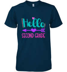 Hello Second Grade 2nd Grade Teachers Students Gift Men's Premium T-Shirt Men's Premium T-Shirt - belovedtshirt