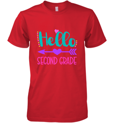 Hello Second Grade 2nd Grade Teachers Students Gift Men's Premium T-Shirt Men's Premium T-Shirt - belovedtshirt