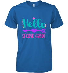 Hello Second Grade 2nd Grade Teachers Students Gift Men's Premium T-Shirt Men's Premium T-Shirt - belovedtshirt
