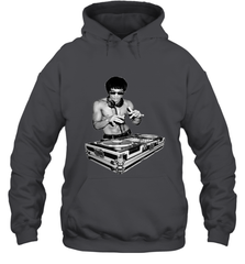T shirt Dj bruce, by bruce Dj Hooded Sweatshirt Hooded Sweatshirt - belovedtshirt