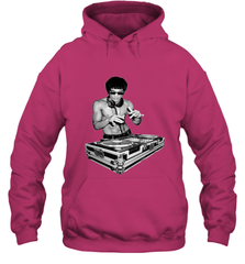 T shirt Dj bruce, by bruce Dj Hooded Sweatshirt Hooded Sweatshirt - belovedtshirt