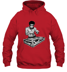 T shirt Dj bruce, by bruce Dj Hooded Sweatshirt Hooded Sweatshirt - belovedtshirt