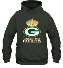 NFL Green Bay Packers Logo Champion Crown Hooded Sweatshirt Hooded Sweatshirt - belovedtshirt