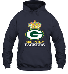 NFL Green Bay Packers Logo Champion Crown Hooded Sweatshirt Hooded Sweatshirt - belovedtshirt