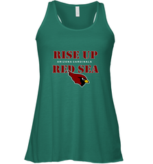 Arizona Cardinals NFL Rise Up Red Sea Women's Racerback Tank Women's Racerback Tank - belovedtshirt
