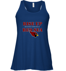 Arizona Cardinals NFL Rise Up Red Sea Women's Racerback Tank Women's Racerback Tank - belovedtshirt