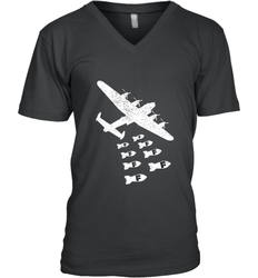 Christmas Gift Idea Bomber Dropping F Bombs Funny Men's V-Neck