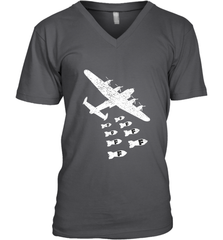 Christmas Gift Idea Bomber Dropping F Bombs Funny Men's V-Neck Men's V-Neck - belovedtshirt