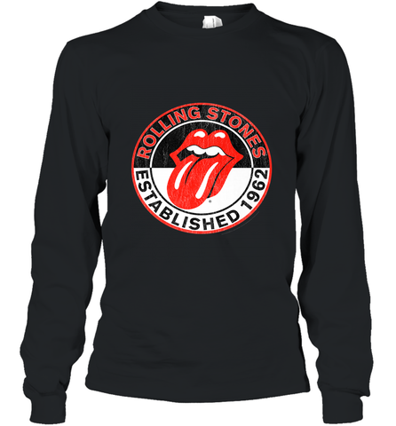 Mens The Rolling Stones Est 1962 Long Sleeve T-Shirt Long Sleeve T-Shirt / Black / S Long Sleeve T-Shirt - belovedtshirt