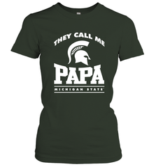 Michigan State Spartans They Call Me Papa Women's T-Shirt Women's T-Shirt - belovedtshirt