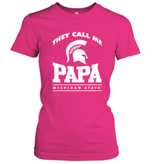 Michigan State Spartans They Call Me Papa Women's T-Shirt Women's T-Shirt - belovedtshirt