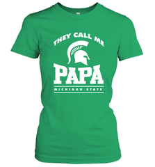Michigan State Spartans They Call Me Papa Women's T-Shirt Women's T-Shirt - belovedtshirt