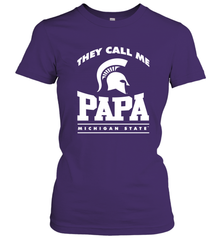 Michigan State Spartans They Call Me Papa Women's T-Shirt Women's T-Shirt - belovedtshirt