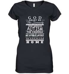 A shirt about Autism Women's V-Neck T-Shirt