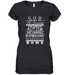 A shirt about Autism Women's V-Neck T-Shirt Women's V-Neck T-Shirt - belovedtshirt