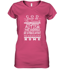 A shirt about Autism Women's V-Neck T-Shirt Women's V-Neck T-Shirt - belovedtshirt