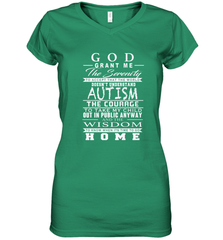 A shirt about Autism Women's V-Neck T-Shirt Women's V-Neck T-Shirt - belovedtshirt