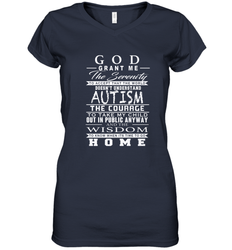 A shirt about Autism Women's V-Neck T-Shirt